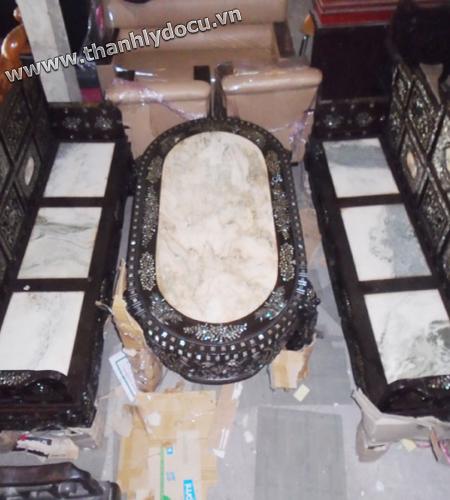 Bộ bàn ghế gỗ gụ 02