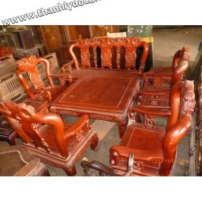 Bộ bàn ghế gỗ Hương