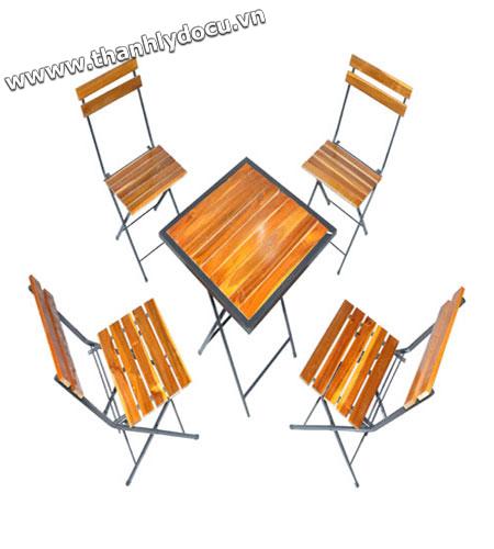 Thanh lý bộ bàn ghế pallet gấp giá rẻ tại Hà Nội