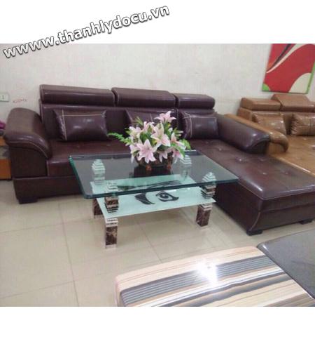 Bộ bàn ghế sofa nâu