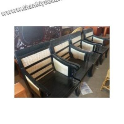 Ghế ăn nhà hàng đen vàng
