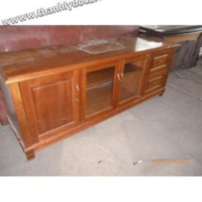 Kệ tivi bằng gỗ thịt