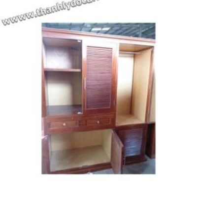 Tủ quần áo gỗ hương 3 buồng