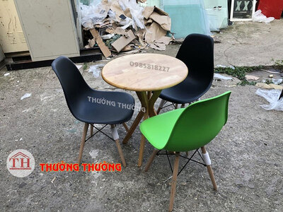 bộ bàn ghế cafe th01