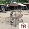 Lò quay vịt kết hợp quay lợn
