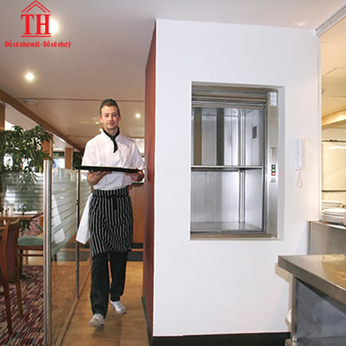 Thang tời thực phẩm 2 tầng