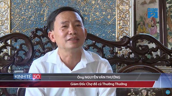 ông chủ chợ đồ nội thất cũ Thưởng Thưởng