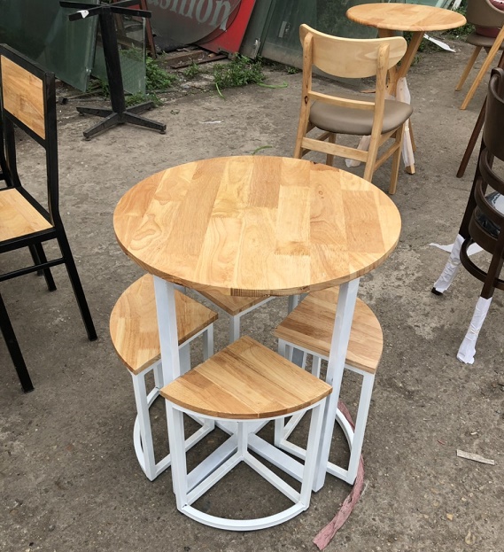 Mẫu bàn ghế gỗ thanh lý hà nội