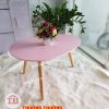 Bàn trà sofa hồng