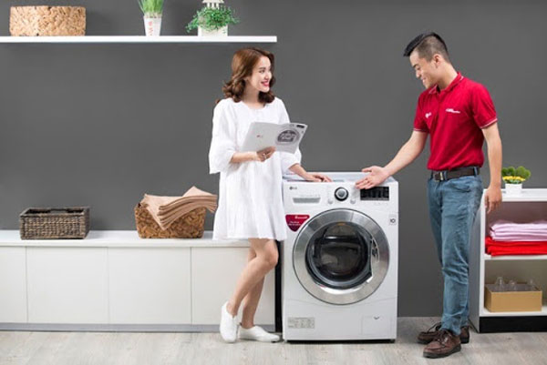 kiểm tra mua máy giặt cũ có phù hợp với nhu cầu của gia đình