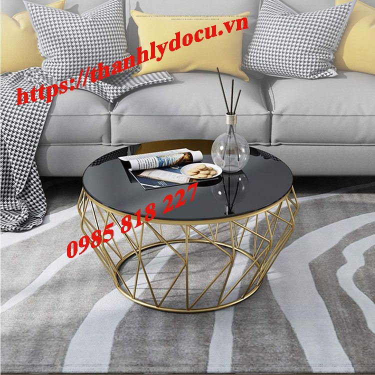 Bàn trà sofa mặt kính TH03 - Ảnh 2