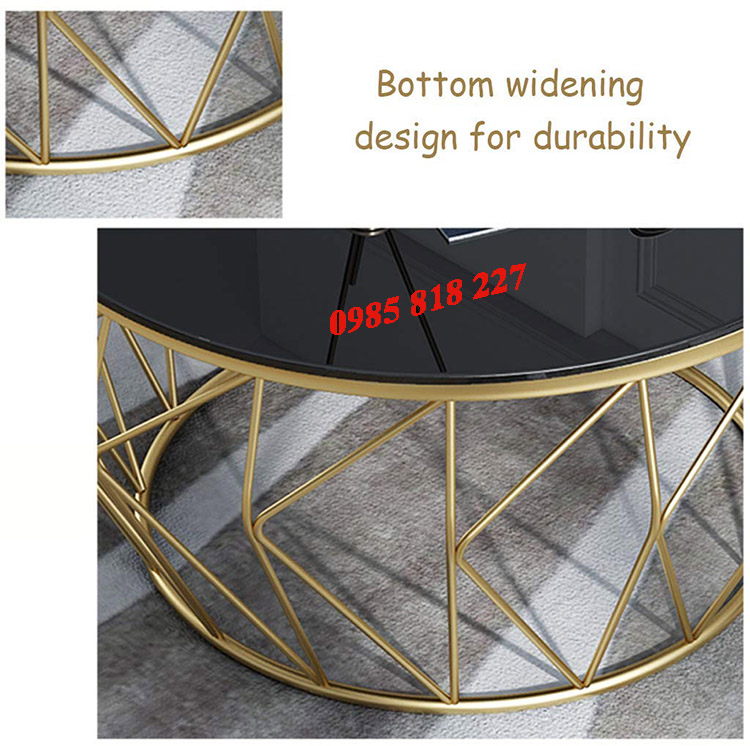 Bàn trà sofa mặt kính TH03 - Ảnh 3