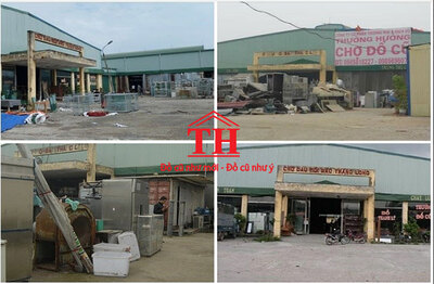 Chợ đồ cũ Thưởng Thưởng tại Hà Nội - Nơi mua bình nóng lạnh cũ