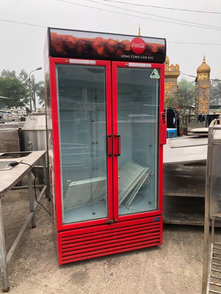 Thanh lý tủ mát coca cola 1000 lít còn mới 