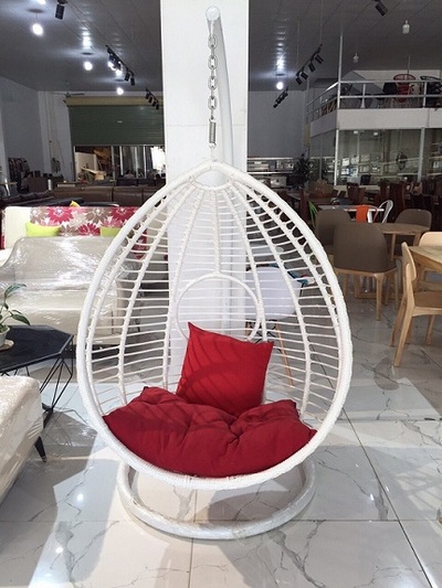 xích đu nhựa giả mây