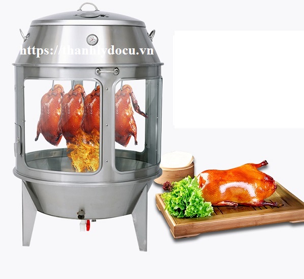 Lò quay vịt có kính phi 80