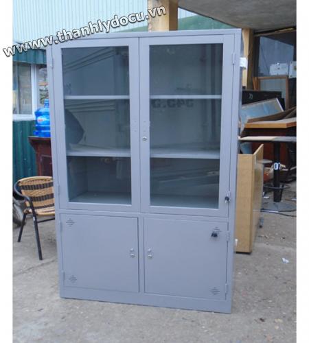 Tú sắt 4 cánh kính