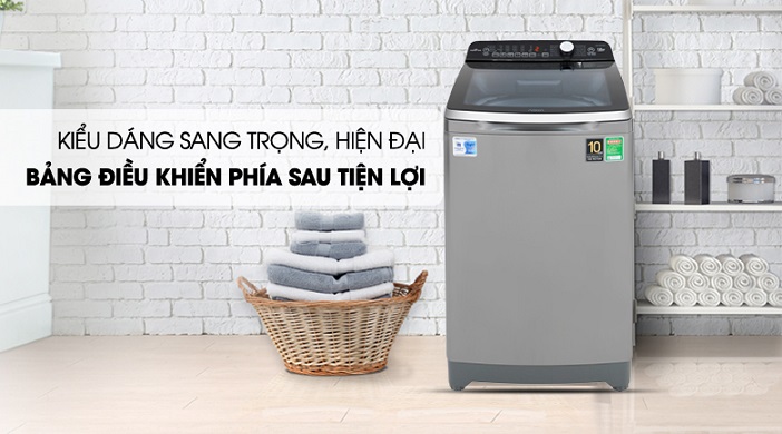 Thanh lý máy giặt Aqua Inverter 10Kg mới 100% - Ảnh 2