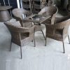 Bàn ghế nhựa giả mây TT05
