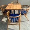 Bộ bàn cafe chân sắt ghế Genny