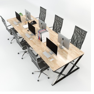 cụm bàn làm việc 6 chỗ