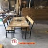 Bộ bàn ghế BBQ kèm lò nướng