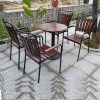 Bàn ghế cafe khung sắt TT26