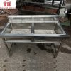 Chậu rửa công nghiệp đôi TQ
