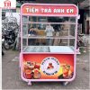 xe bán trà sữa kèm khay 1.2m