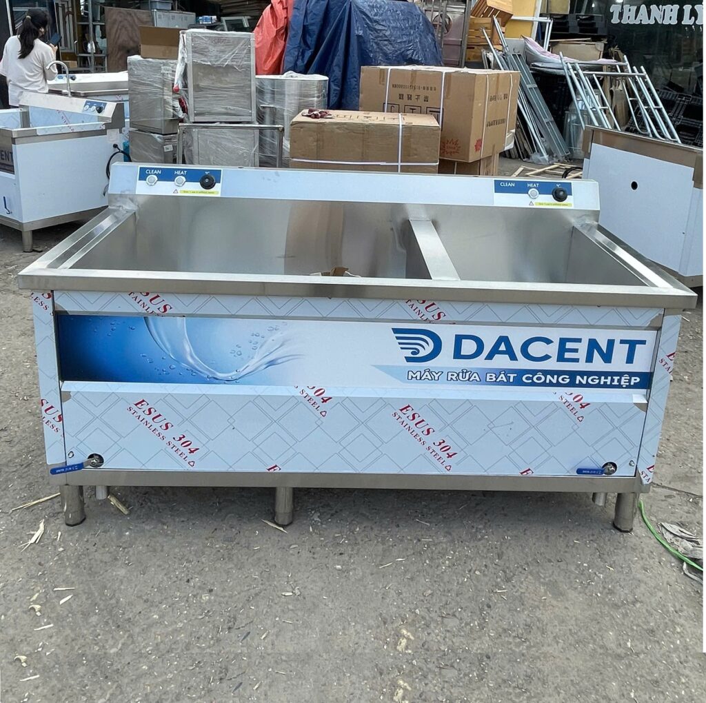 Máy rửa bát công nghiệp chậu đôi KT2M