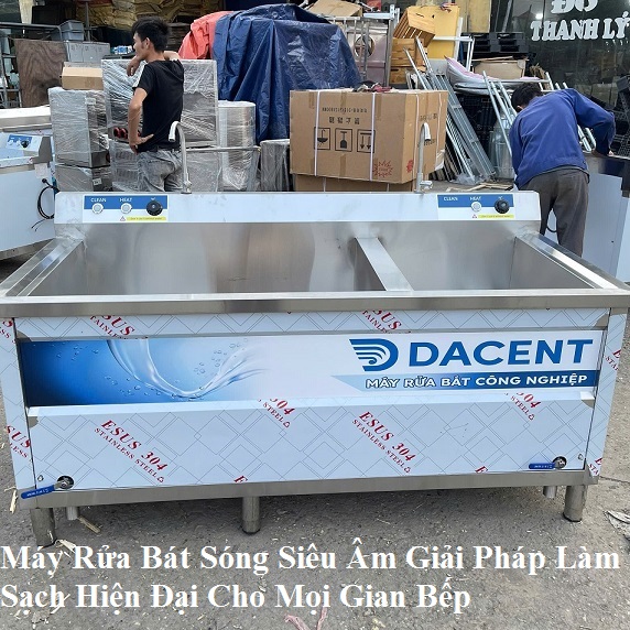 máy rửa bát sóng siêu âm công nghiệp