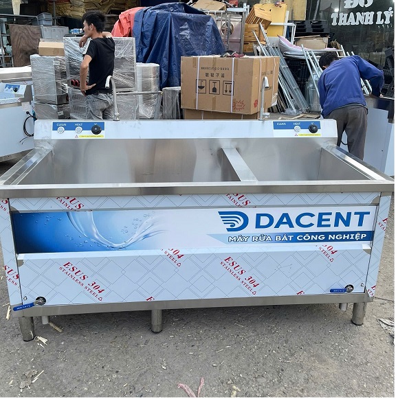Máy rửa bát sóng siêu âm chậu đôi KT2M4